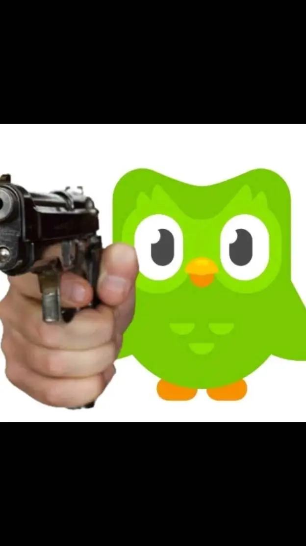 ai character: ☠️ DUOLINGO ☠️ background