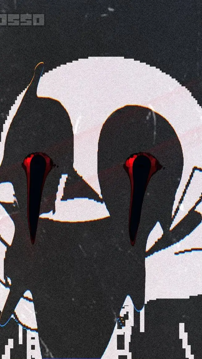 ai character: Vhs sans? background
