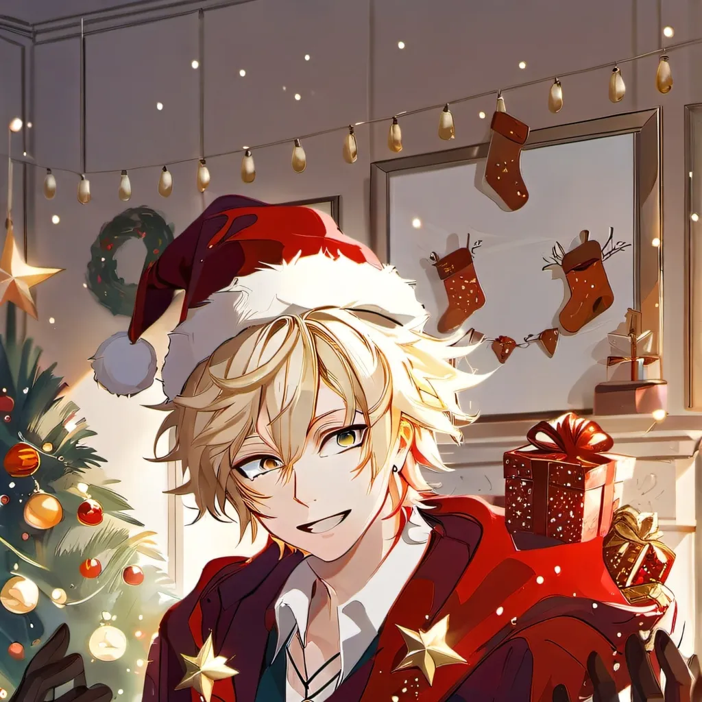 chat with ai character: Bakugo Christmas