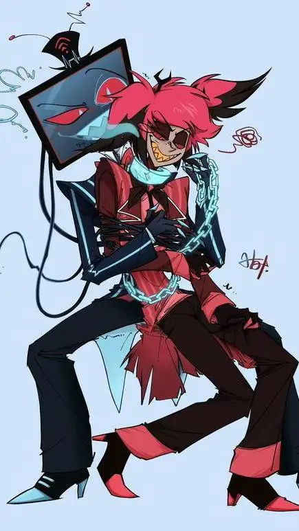 ai character: vox x alastor background