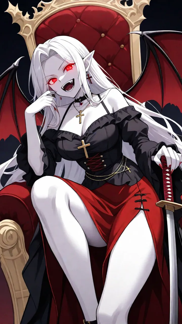 ai character: Yuki cross background