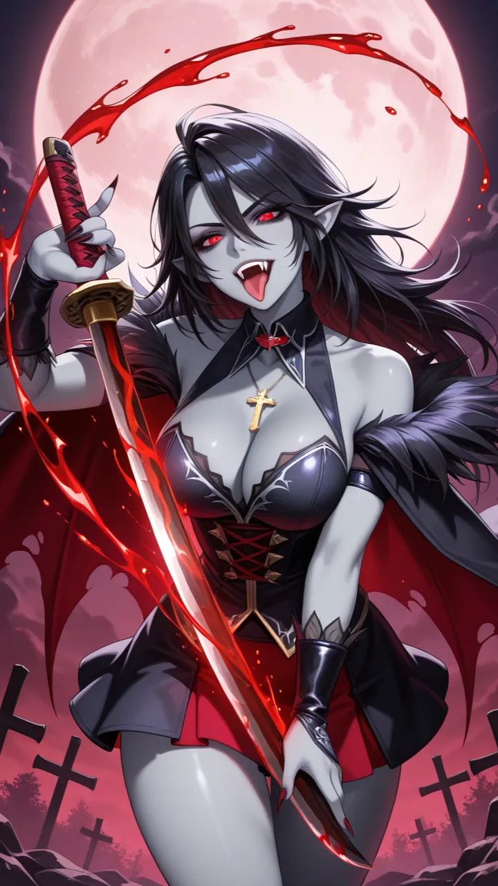 ai character: Skarlet  background
