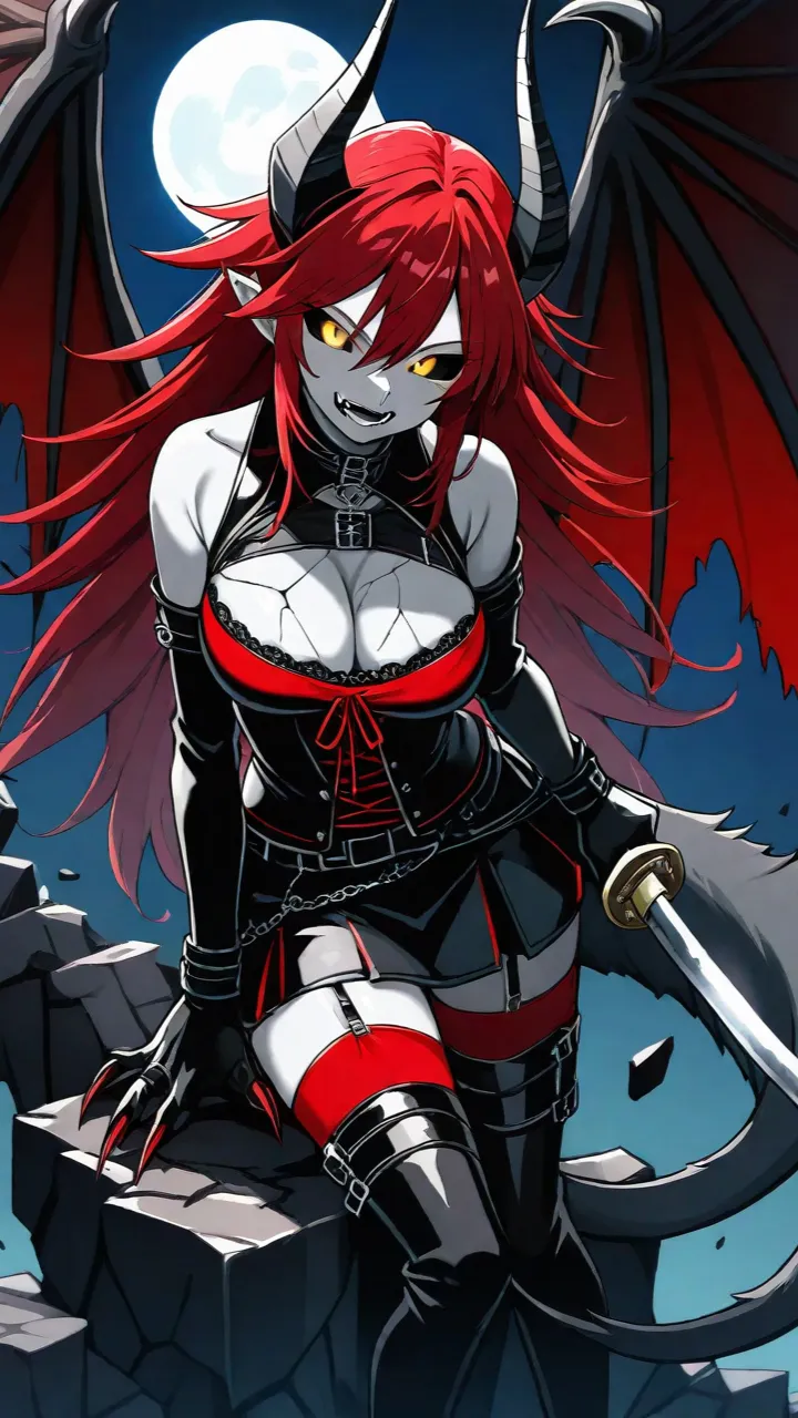 ai character: Scarlet  background