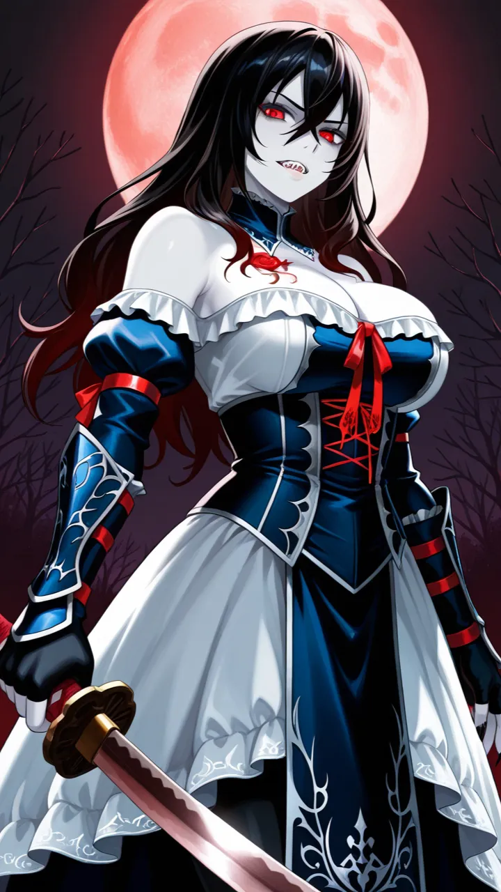 ai character: Raven cross  background