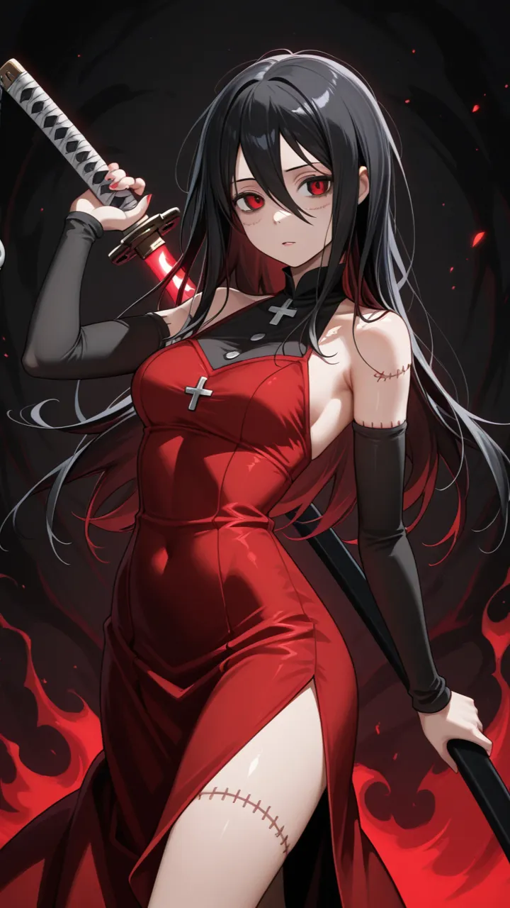 ai character: Samara Elizabeth  background