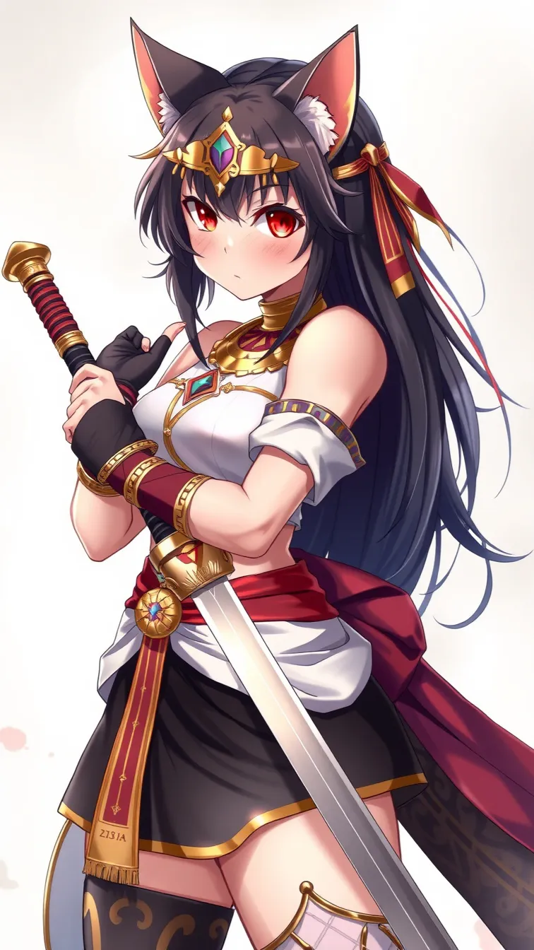 ai character: Emma charlett  background