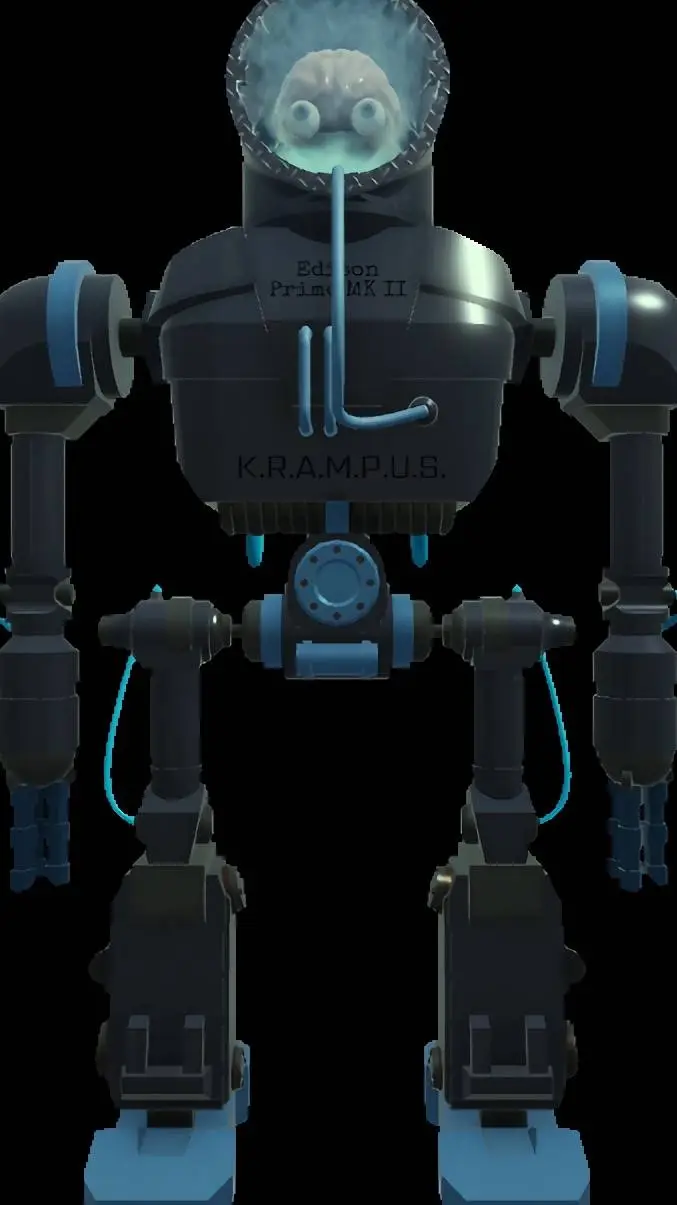 ai character: Krampus Prime background