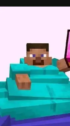 ai character: Fat Minecraft background
