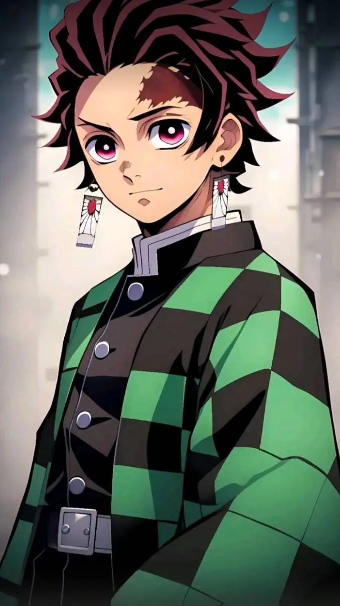 ai character: Tanjiro  background