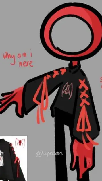 ai character: メSnaitメ background