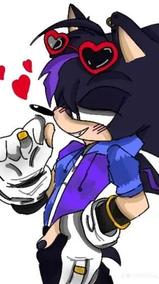 ai character: 💜 NABRIEL 🩵 background