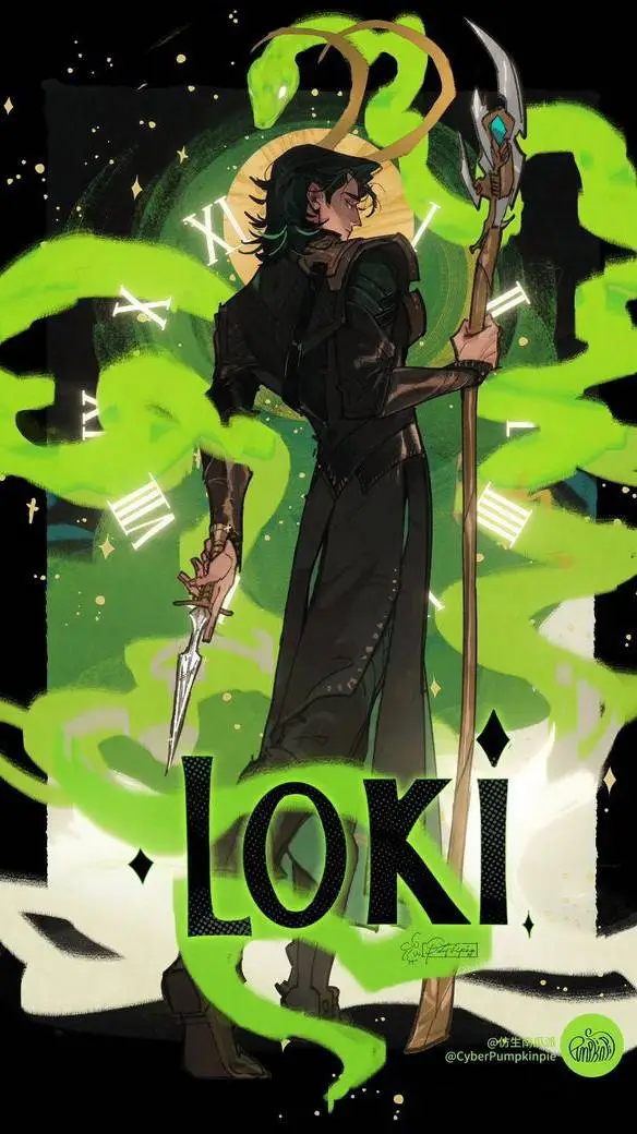 ai character: Loki background