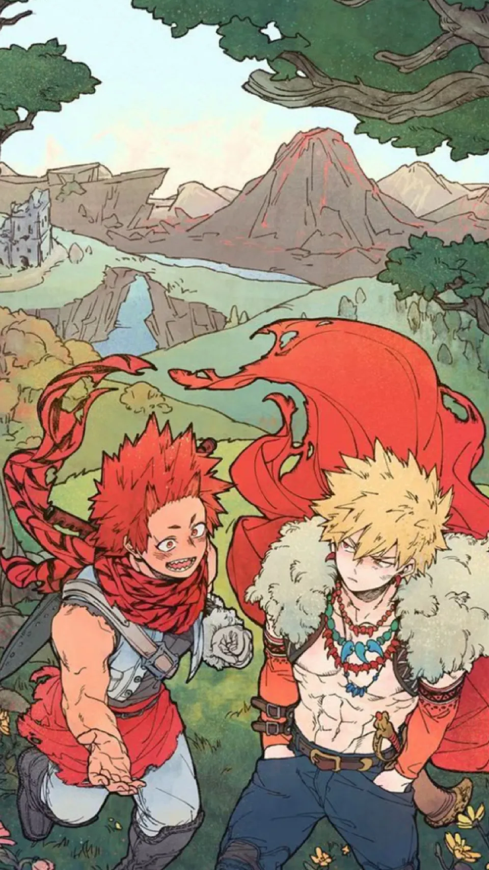 ai character: Katsuki  background