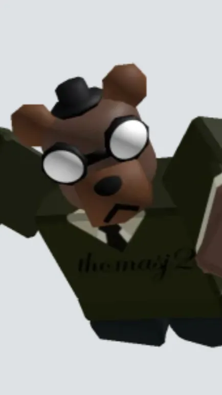 ai character: Bear!￼ background