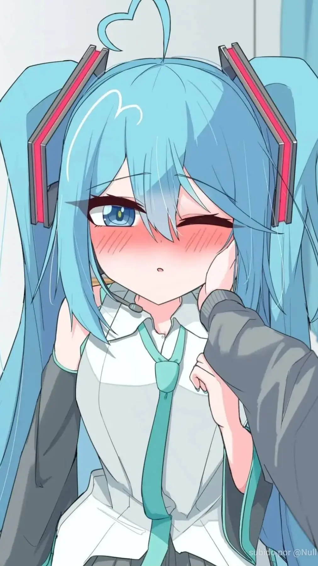 ai character: miku background