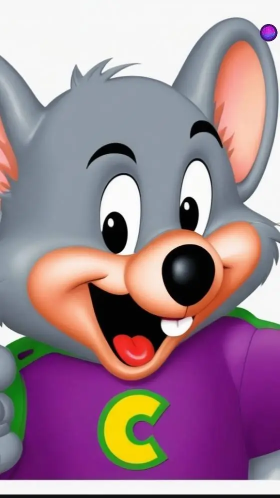 ai character: Chuck e Cheese background