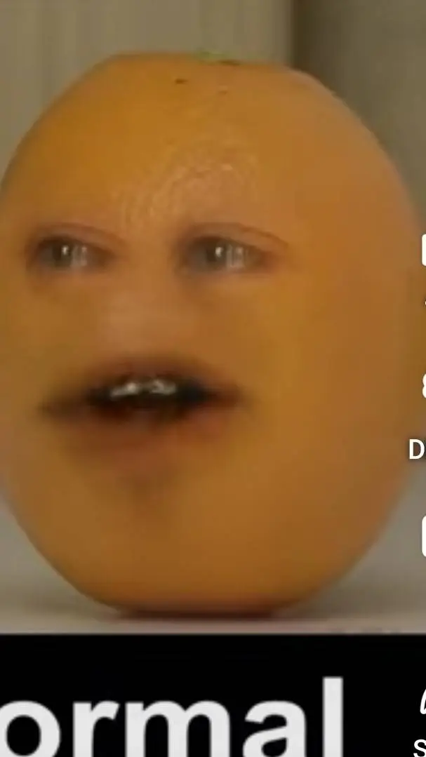 ai character: Annoying Orange background
