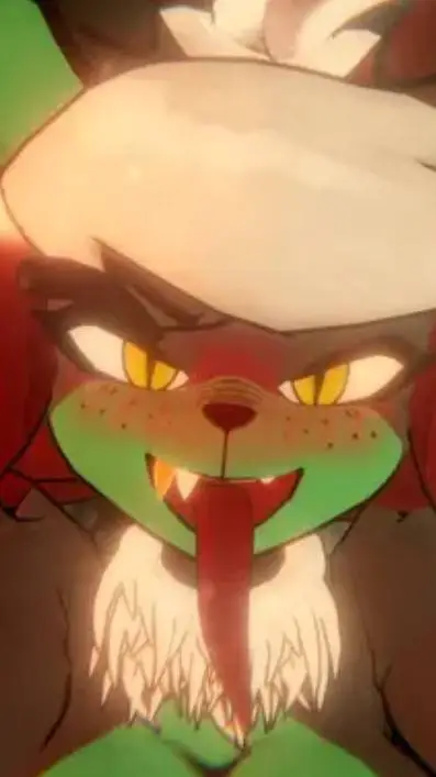 ai character: krampus fexa  background