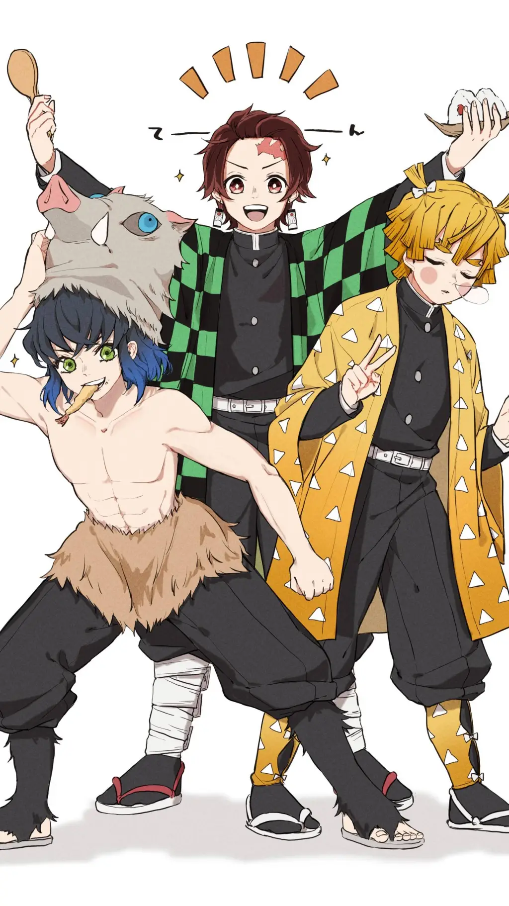 ai character: The 3 Trio background