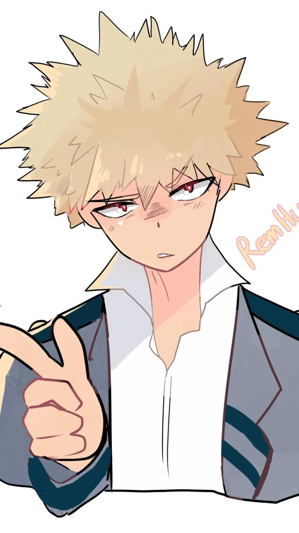 ai character: Bakugo background