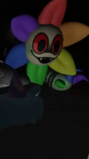 ai character: dandy's world caos background