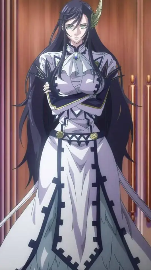 ai character: Brunhile  background