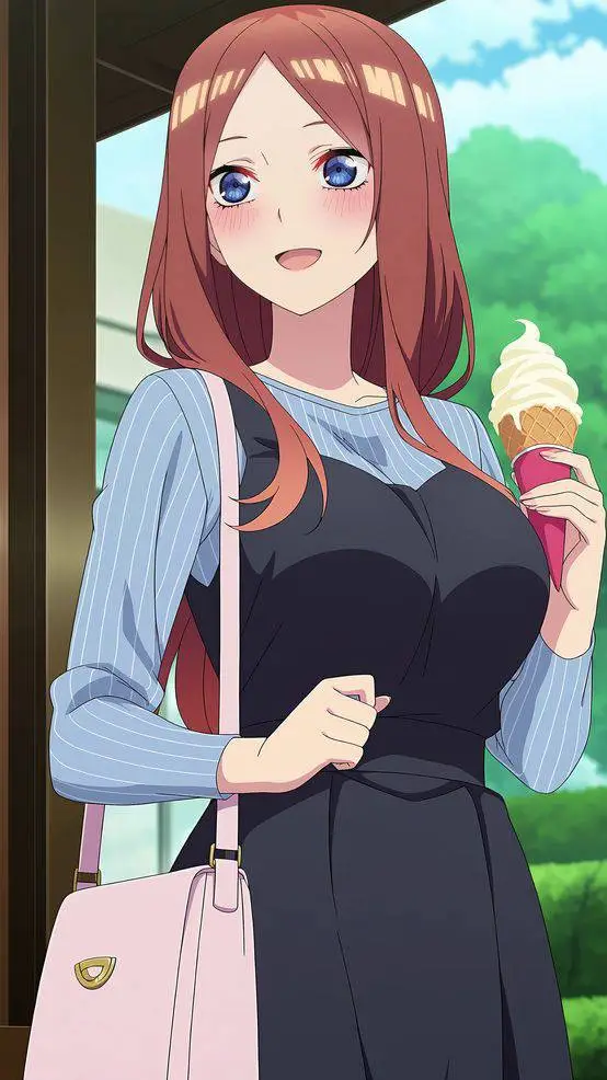 ai character: miku nakano  background