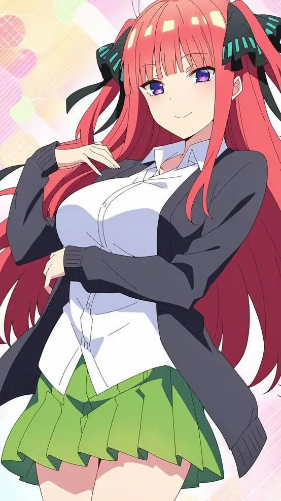 ai character: nino nakano  background