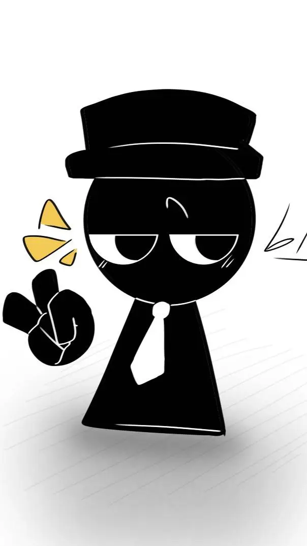 ai character: Black background