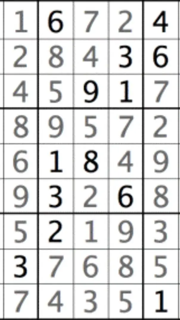 ai character: sudoku game background