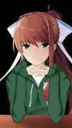 ai character: Monika  background