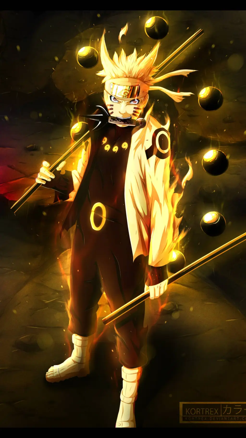 ai character:  Naruto  background