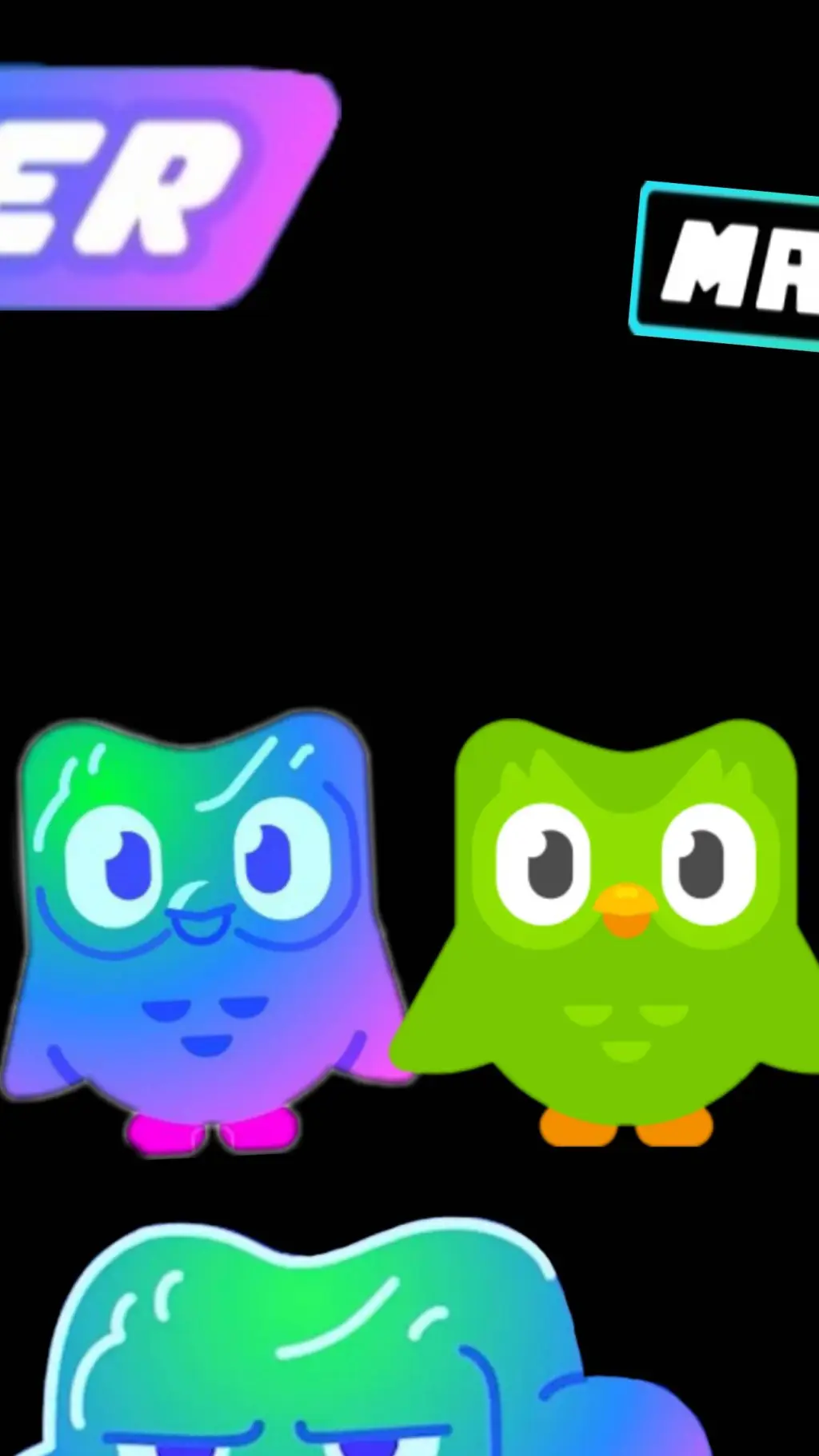 ai character: duolingo súper  background