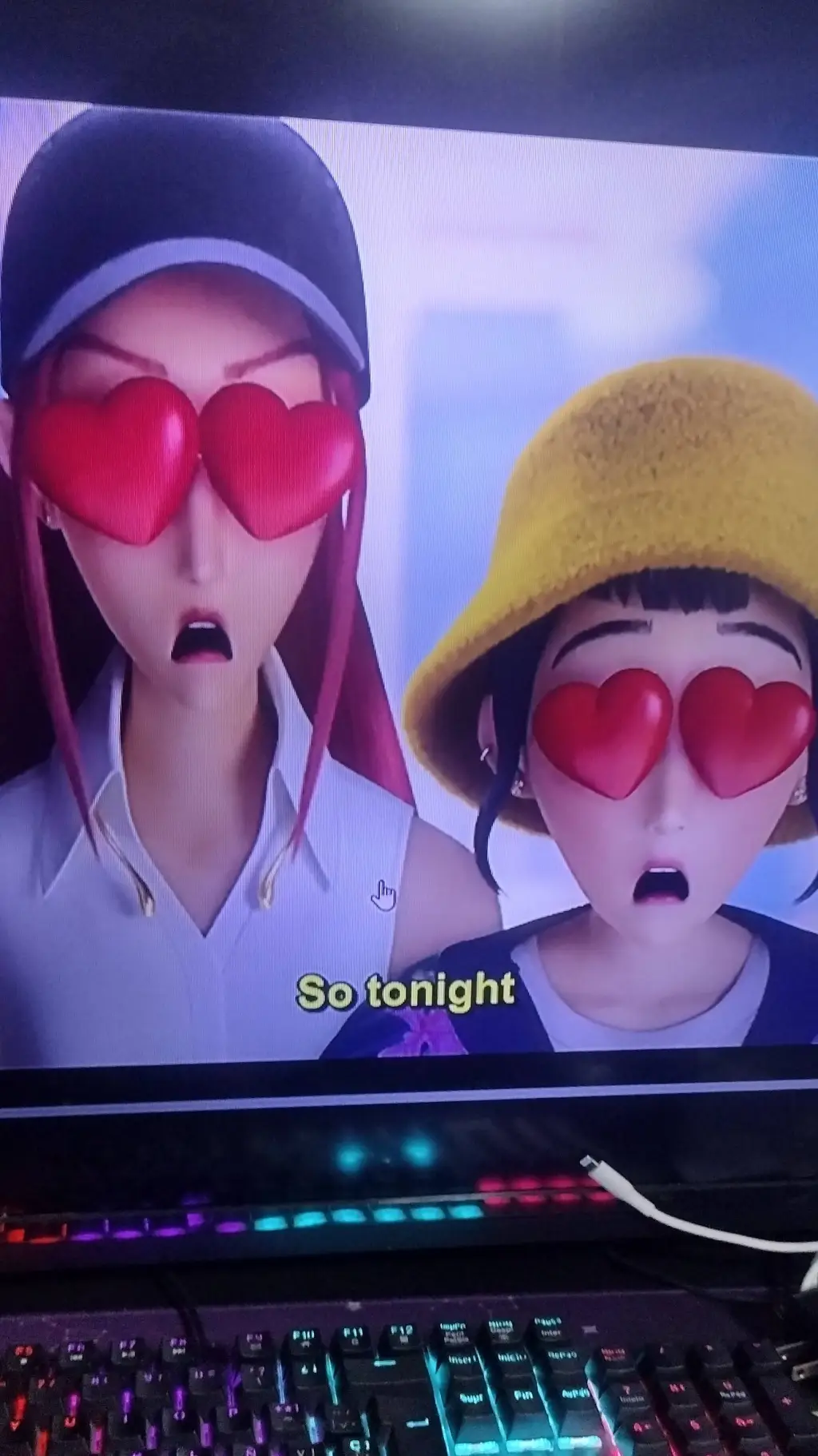 ai character: mira y Zoey  background