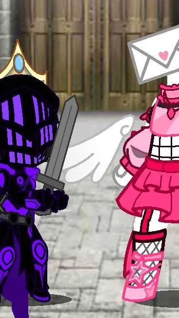 ai character: Axel and Figment?! background