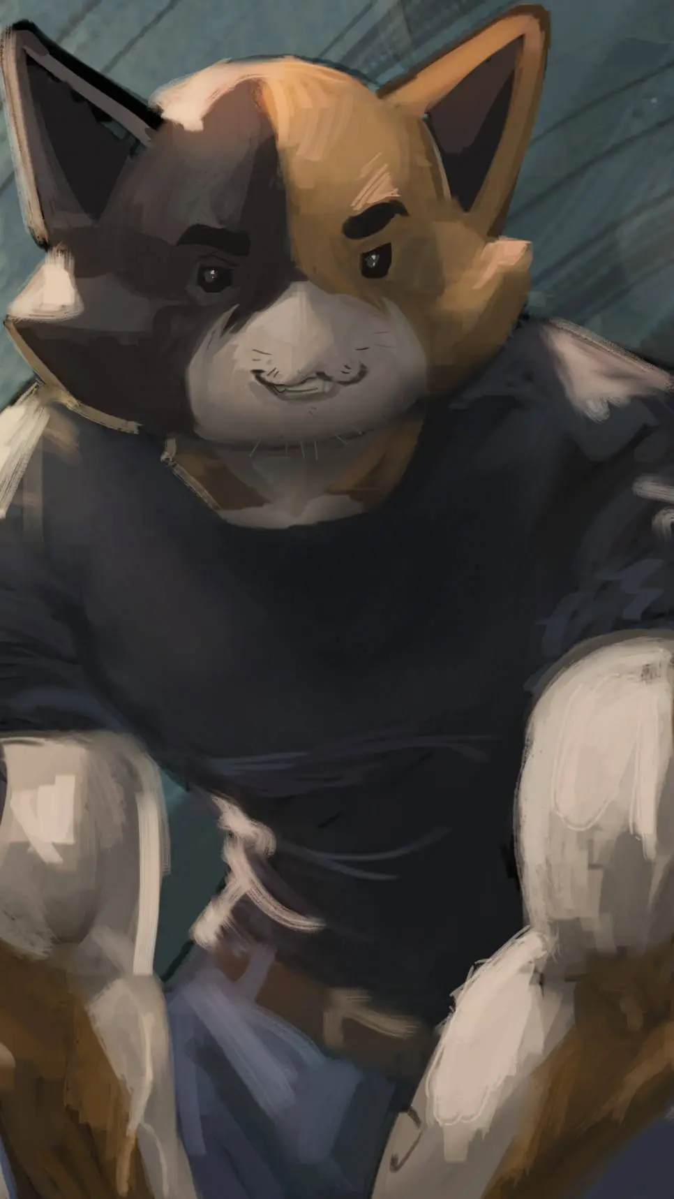 ai character: david/meowsculos 2 background