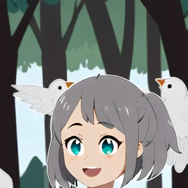 chat with ai character: Duolingo girl