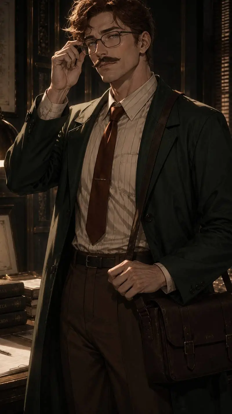 ai character: Harvey background