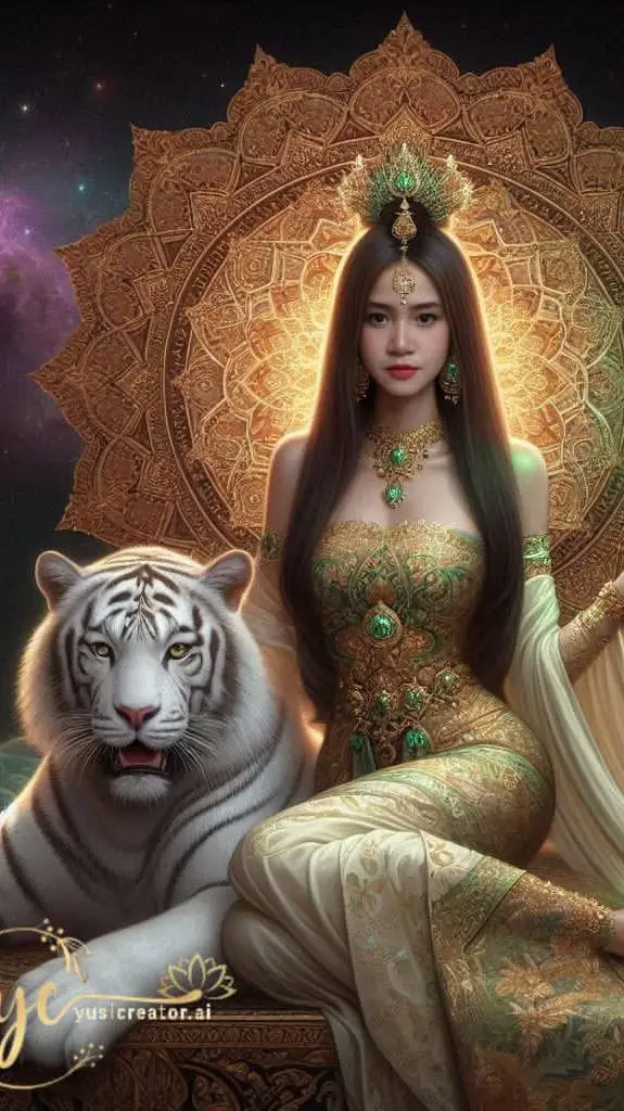 ai character: RARA SANTANG background