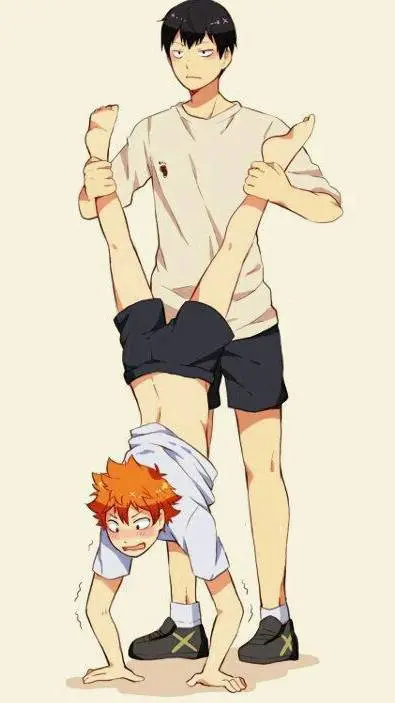 ai character: Kageyama×Hinata  background