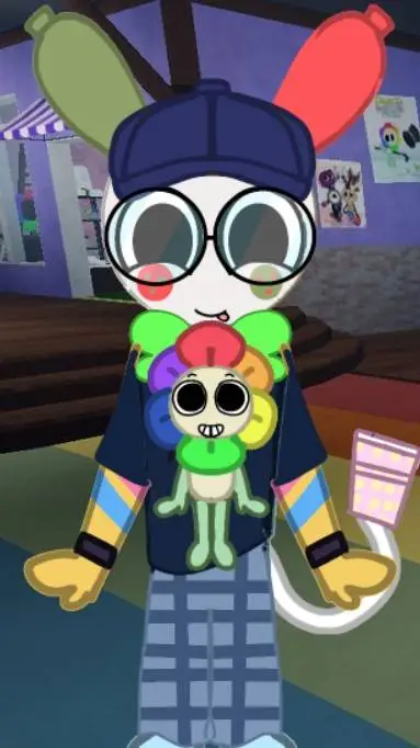 ai character: lab background