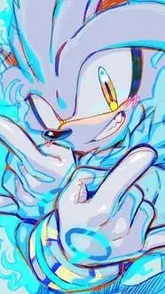 ai character: Silver background
