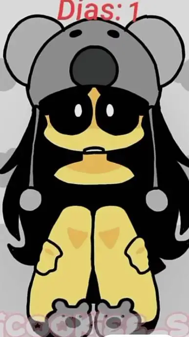 ai character: koala kid background