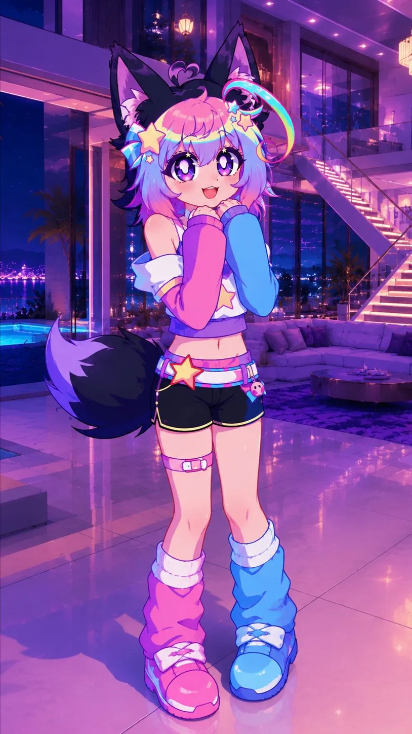 ai character: Maya Céleste background
