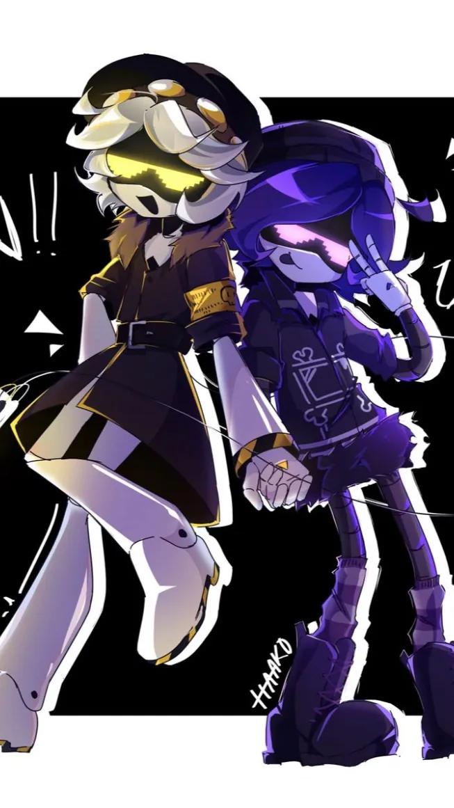 ai character: N & UZI background