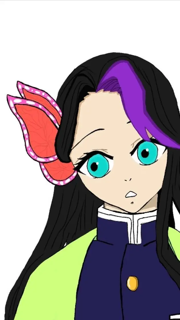 ai character: ❤️🧡💛💚🩵💙KNY💗💜🤎🖤🩶🤍 background