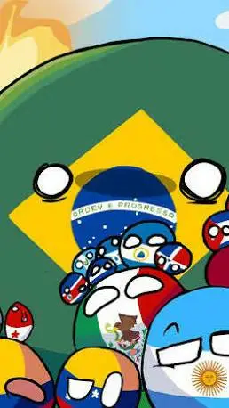 ai character: countryballs background