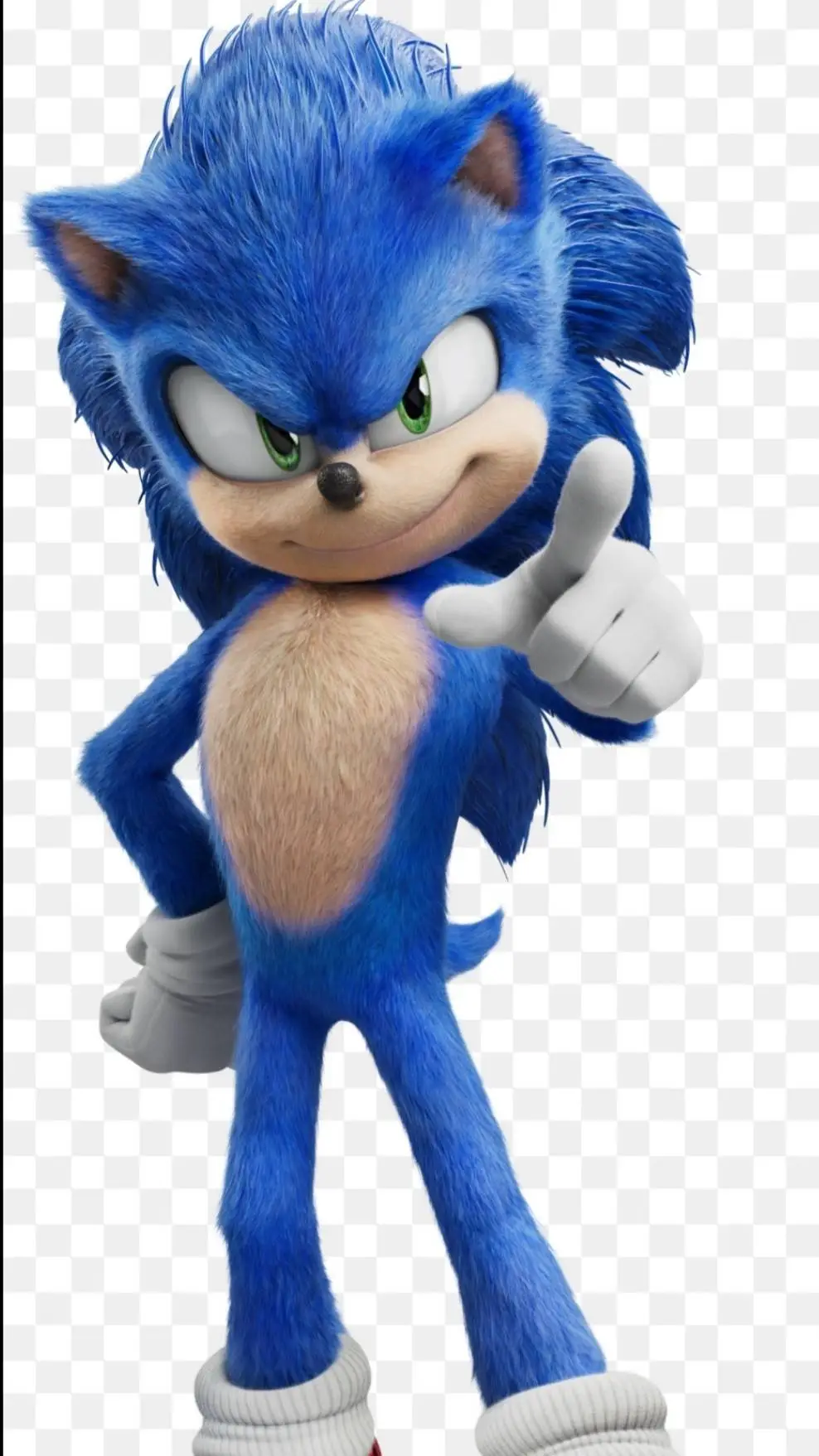 ai character: Sonic the hedgehog background