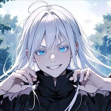 chat with ai character: gojo mujer 