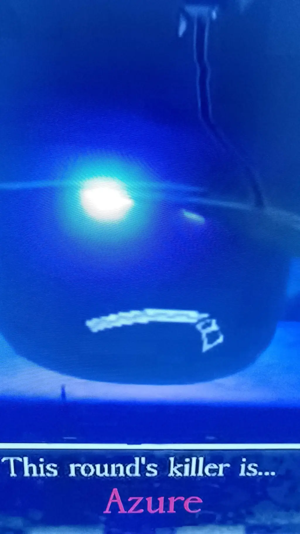 ai character: azure background